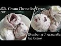 Homemade Blueberry Cheesecake Ice Cream Recipe No Eggs No Ice Cream Machine HaHaSumi Kitchen
