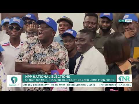 NPP Elections: Campaign Teams Flood Party Headquarters For Nomination Forms