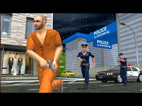 LA Police Run Away Prisoners Chase Simulator 2018 || Police Car Driving Gameplay Android