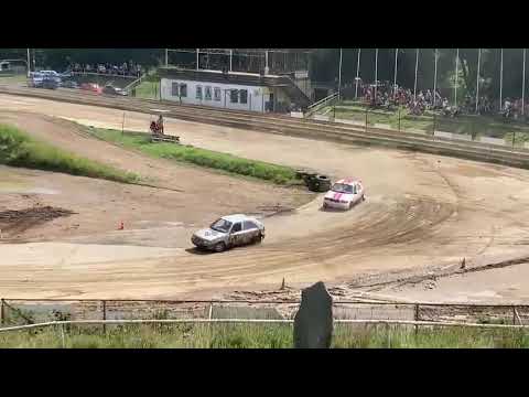 HobbyRallycross Sedlčany 3.7.2021 Škoda Cup 1. Rozjížďka