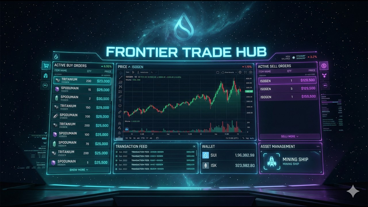 Frontier Trade Hub — Decentralized P2P Marketplace for EVE Frontier | Sui Hackathon 2026
