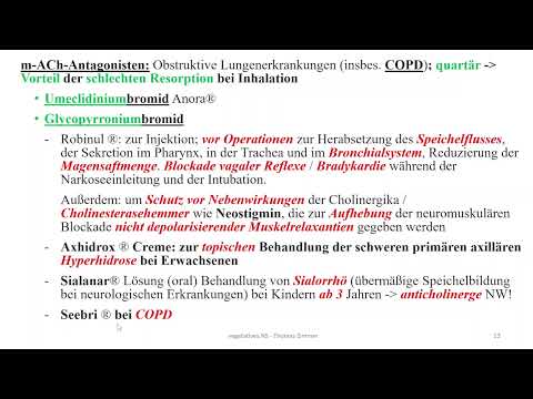 Autonomic Nervous System 14: Parasympatholytics / Pharmacology
