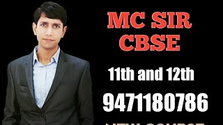 MC SIR CBSE VIDEO LECTURES