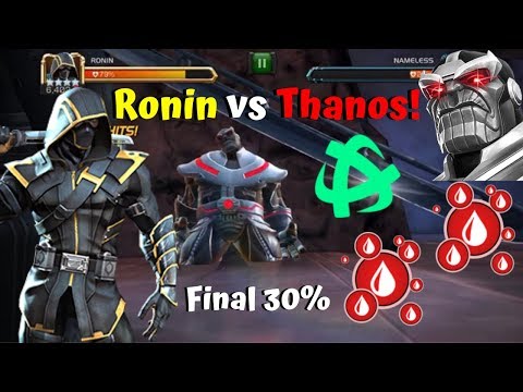Ronin vs Nameless Thanos! Final 30%! - Marvel Contest of Champions
