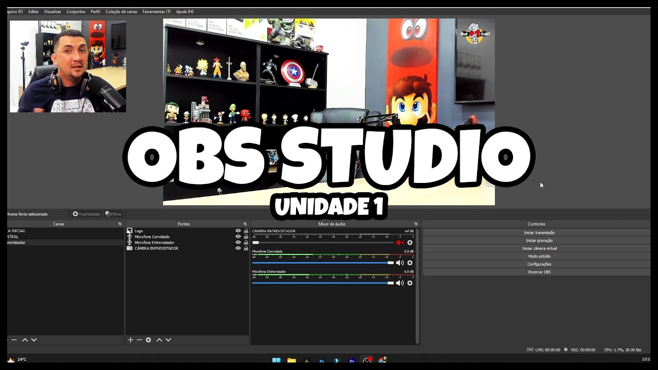 CONFIGURANDO O OBS STUDIO PARA PODCAST | PARTE 1