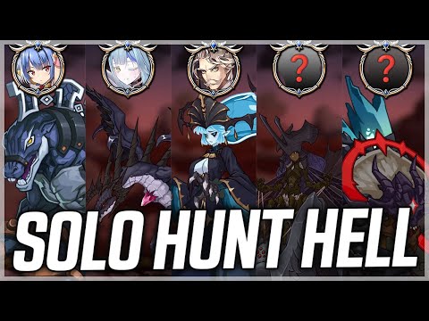 HOW TO SOLO ALL HUNTS (HELL MODE!!) - Epic Seven
