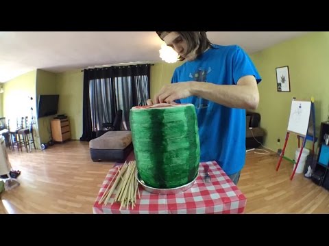 Smoking the World Record 4.2 Pound Watermelon Joint