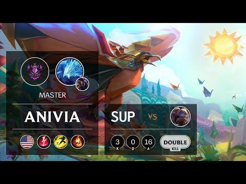 Anivia Support vs Poppy - NA Master Patch 9.15