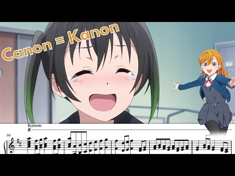 When Yuu composes with Riko and Maki Ft  Tokimeki Runners x "Kanon" in D