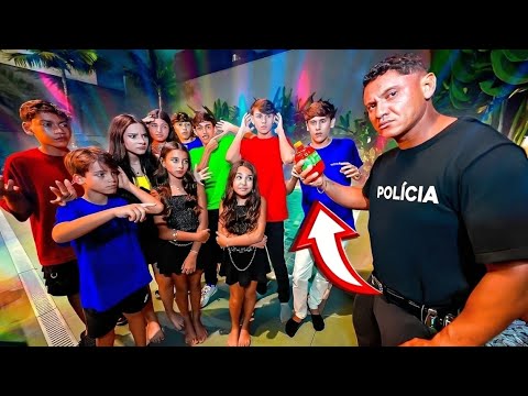"The police officer searched Heitor's party and found something prohibited."