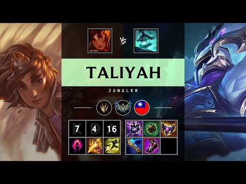 Taliyah Jungle vs Hecarim - TW Challenger Patch 25.14