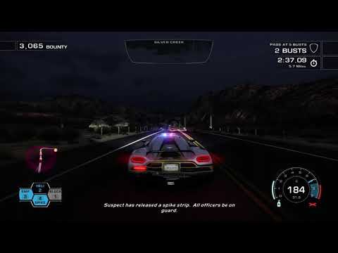 NFS Hot Pursuit Emp Road Block combo take down