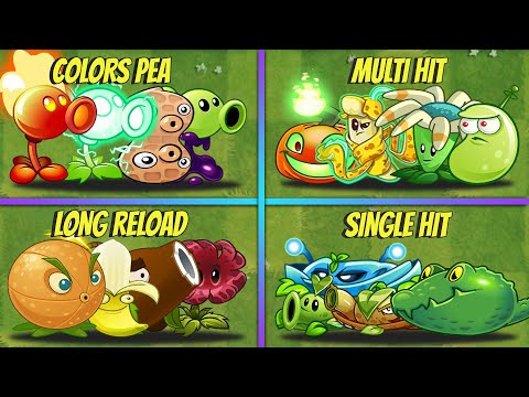 4 SUPER Team Plants Battlez - Who's Best Team? - PvZ 2 Team Plants vs Team Plants