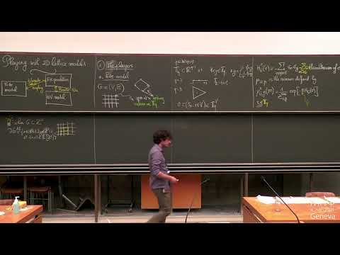 YRS 2021  Mini Course #3 - Hugo Duminil Copin (1 of 3)