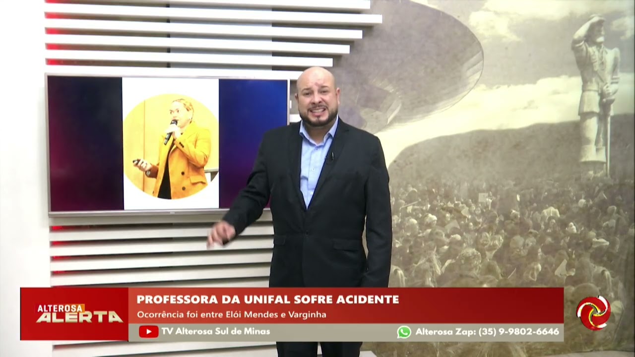 Professora fica ferida após acidente entre Elói Mendes e Varginha