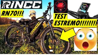 RINCC RN70 recensione bici elettrica con doppio motore 1500W montaggio e test su strada fat ebike