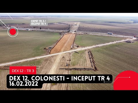 Drumul Expres DEx12 Craiova - Pitesti, Colonesti - Limita Tr. 3 - Tr. 4 | UMB | 16.02.2022