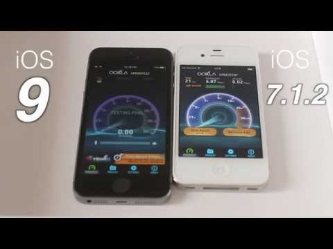 iOS 9 Beta 5 iPhone 5S vs iPhone 4S iOS 7.1.2 - Which is faster?