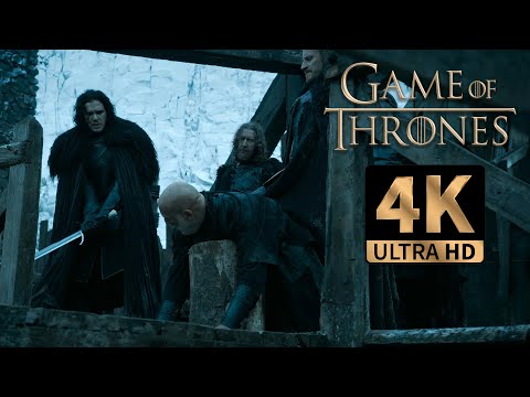 Game of Thrones - Jon Snow Beheads Janos Slynt (4k)