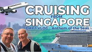 Flying to Singapore to Cruise on Anthem of the Seas Day 1 Vlog