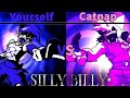 FNF Silly Billy Hit Single Mod Yourself VS Catnap Copycat Which One Is The Divine Song どっちが�
