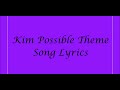 Kim Possible Theme Song Lyrics