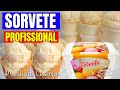 EU FAÇO 50 POTES DE QUALQUER SABOR BASE ECONÔMICA FÁCIL Icecream Sorvete
