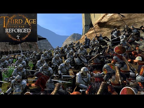 UNITED ARNOR DEFEND MINHIRIATH (Siege Battle) - Third Age: Total War (Reforged)