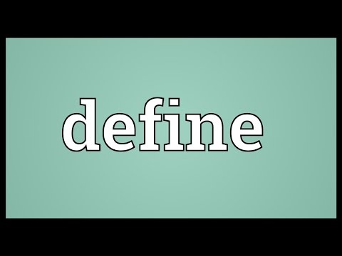 Define Meaning