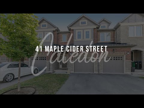 41 Maple Cider Street, Caledon Listing