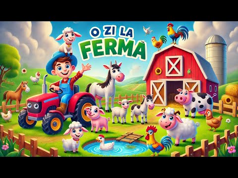 O Zi la Fermă – Descoperă Animalele de la Fermă! 🐴🐮🐷 Poveste Educativă pentru Copii