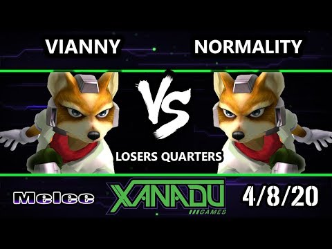 S@X 348 Online Losers Quarters - Vianny (Fox) Vs. Normality (Fox) Smash Melee - SSBM