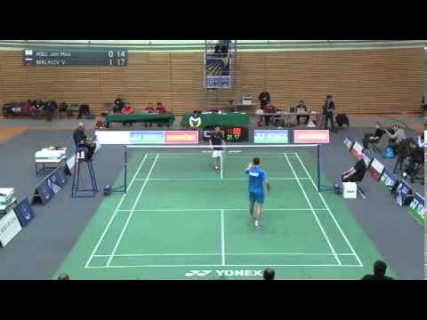 Final MS Vladimir MALKOV [4] (RUS) VS Jen Hao HSU [1] (TWN) 2013 Polish Open