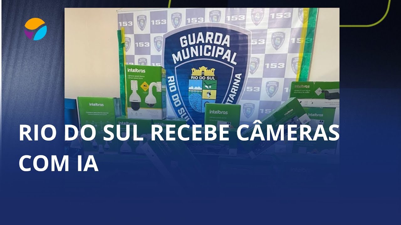 Rio do Sul recebe 83 câmeras com inteligência artificial