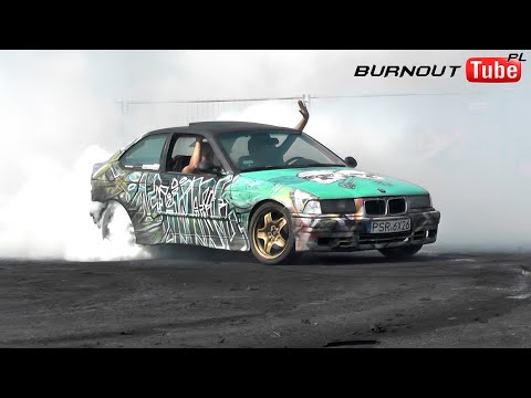 "STERYD" w BMW E36 3.0 V8 i cztery komplety opon w 10 minut - XXV Ogólnopolski Zlot BMW Toruń 2023