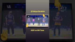 KKR vs RR toss #Shorts #toss #ipl2023 #yahyaibrahim #circketmatch