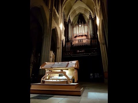 Ch.Tournemire Improvisation sur le Te Deum - Olivier Penin à l'orgue de la Sainte-Clotilde, Paris.
