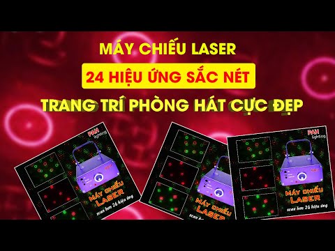 Máy chiếu Lazer 24 hiệu ứng dùng cho quán karaoke, cà phê