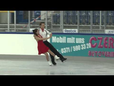 8 M. CYR / B. BRISEBOIS GAUDREAU (CAN) - JGP GER / Chemnitz Junior Ice Dance Short Dance