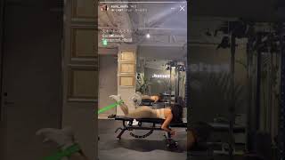 インスタ美女(@kana_melia) ジム トレーニング動画 #shorts