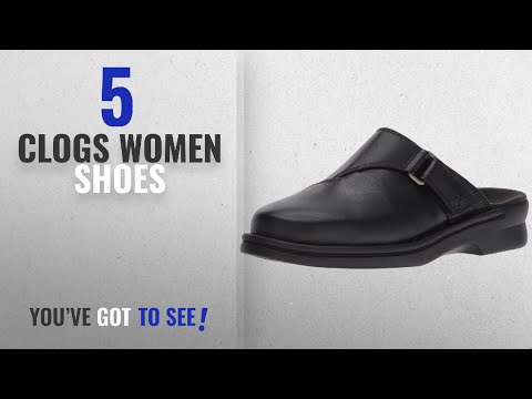 Top 5 Clogs Women Shoes [2018]: Clarks Women's Patty Nell Mule, Black Leather, 9 M US