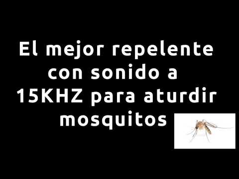 REPELENTE de MOSQUITOS con Sonido a 15Khz para ahuyentarlos en la NOCHE sonido ultrasónico y casero