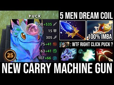 WTF 5 Men Dream Coil Rapid Fire with Scepter & Rapier | + 520 Damage NEW Machine Gun Cancer DotA 2