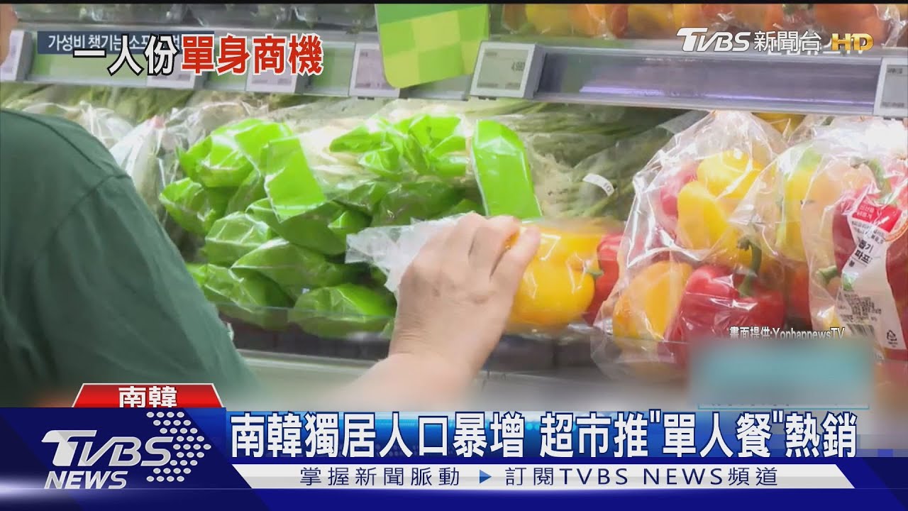 1人份就好！南韓獨居人口激增　超市推「單人餐」熱銷