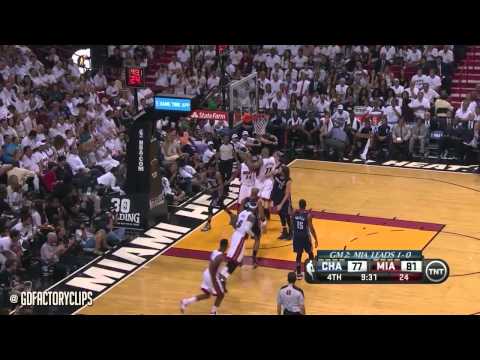 LeBron James Full Highlights vs Bobcats 2014 Playoffs East R1G2 - 32 Pts, 8 Ast
