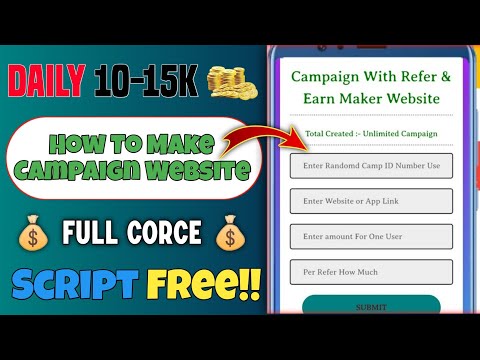 How To Make Campaign Website | Campaign Making Full Corce | Telegram Campaign Kaise Banaye |