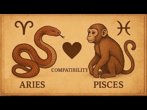 Aries Snake & Pisces Monkey Compatibility: Secrets of Love, Passion, and Destiny