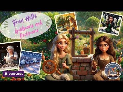 Märchenzeit für Kinder: Frau Holle-Die Geschichte von Goldmarie und Pechmarie | Gutenachtgeschichte