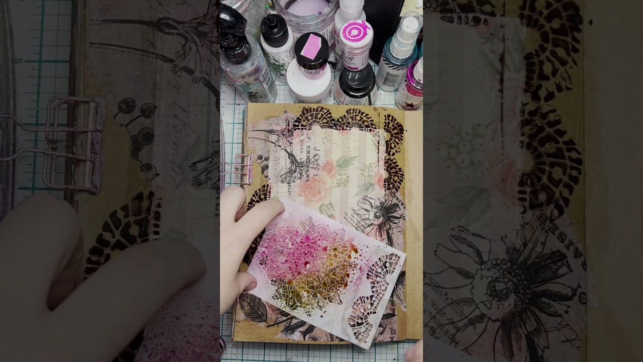 Vintage collage art journal page #the100dayproject2023  #mixedmedia #artjournal #artandcraft