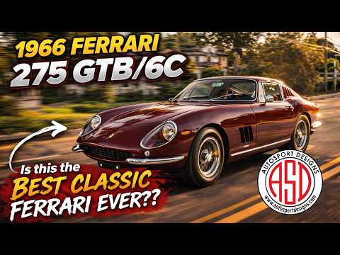 Thumbnail for Is This the Best Classic Ferrari Ever? | 1966 Ferrari 275 GTB/6C Road Test by Ferrari 275